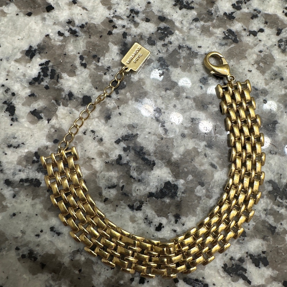 Miranda frye gold bracelet